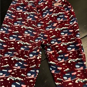 Vineyard Vines Red and Blue Pajama Bottoms with Modern Camo Design